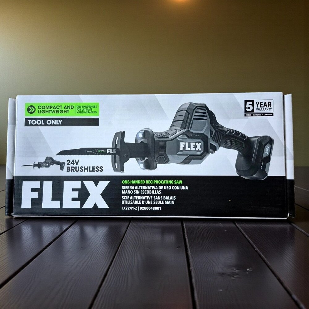 NEW FLEX 24-volt Variable Speed Brushless Cordless Reciprocating Saw Bare Tool